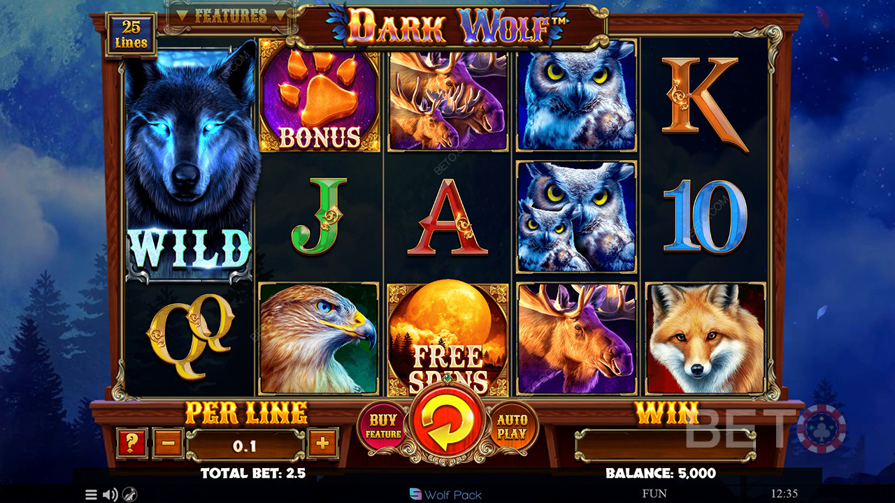 Dark Wolf Recenzia od BETO Slots