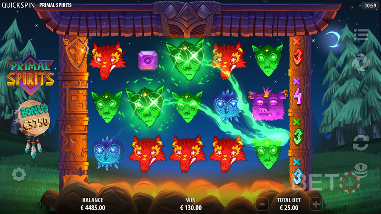Primal Spirits Recenzia od BETO Slots