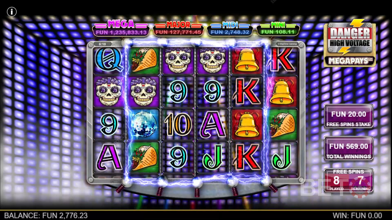 Nebezpečenstvo Vysoké napätie Megapays Recenzia od BETO Slots
