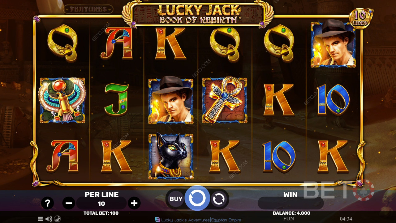 Lucky Jack - Book Of Rebirth Recenzia od BETO Slots