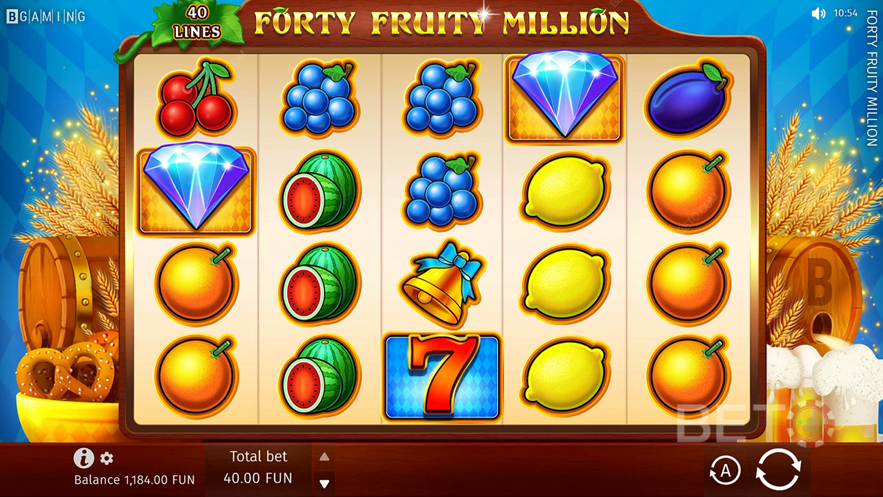 Forty Fruity Million Review by BETO Slots