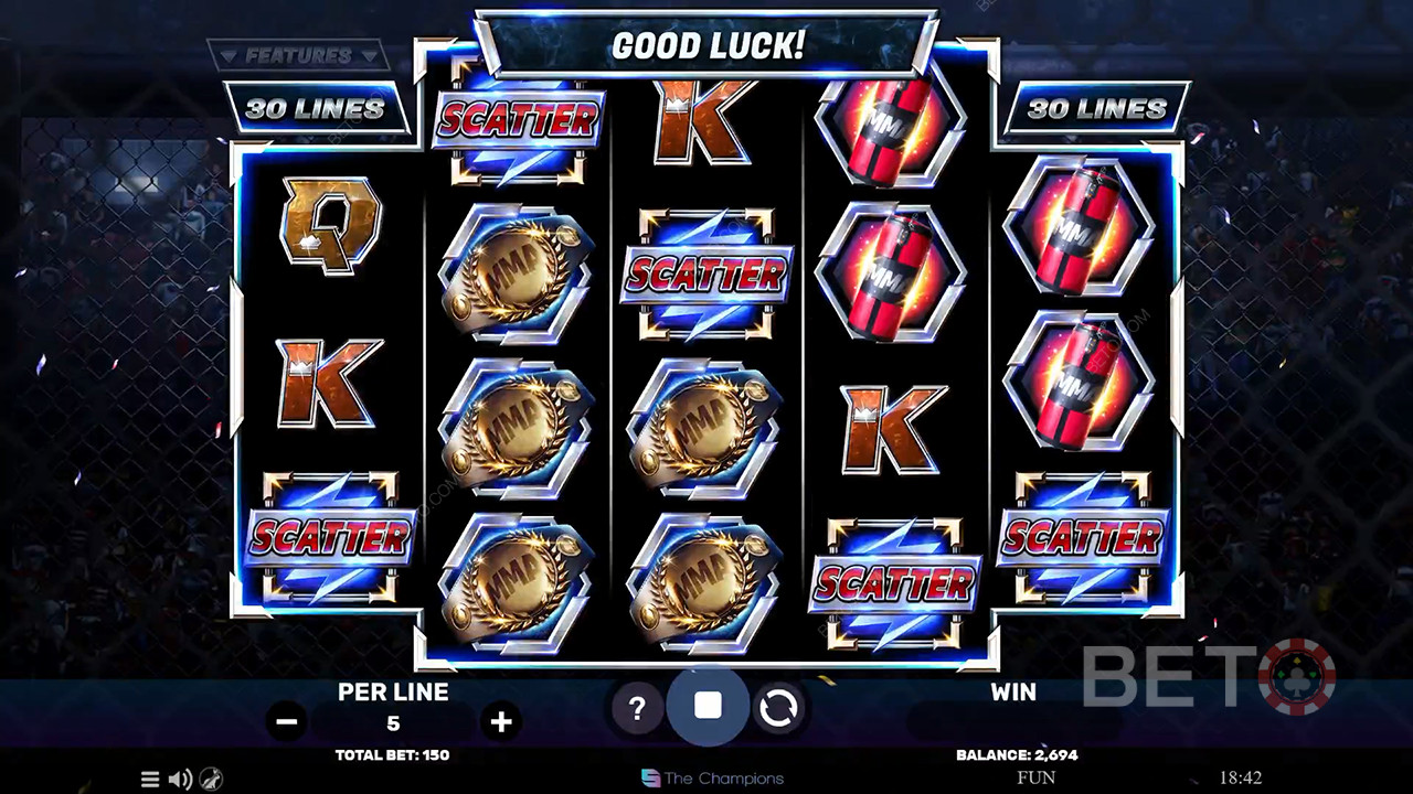 MMA Champions Recenzia od BETO Slots