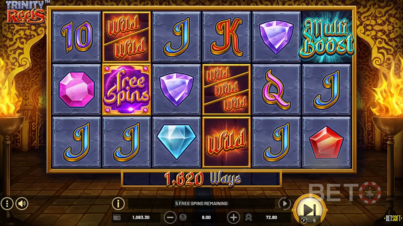 Trinity Reels Recenzia od BETO Slots