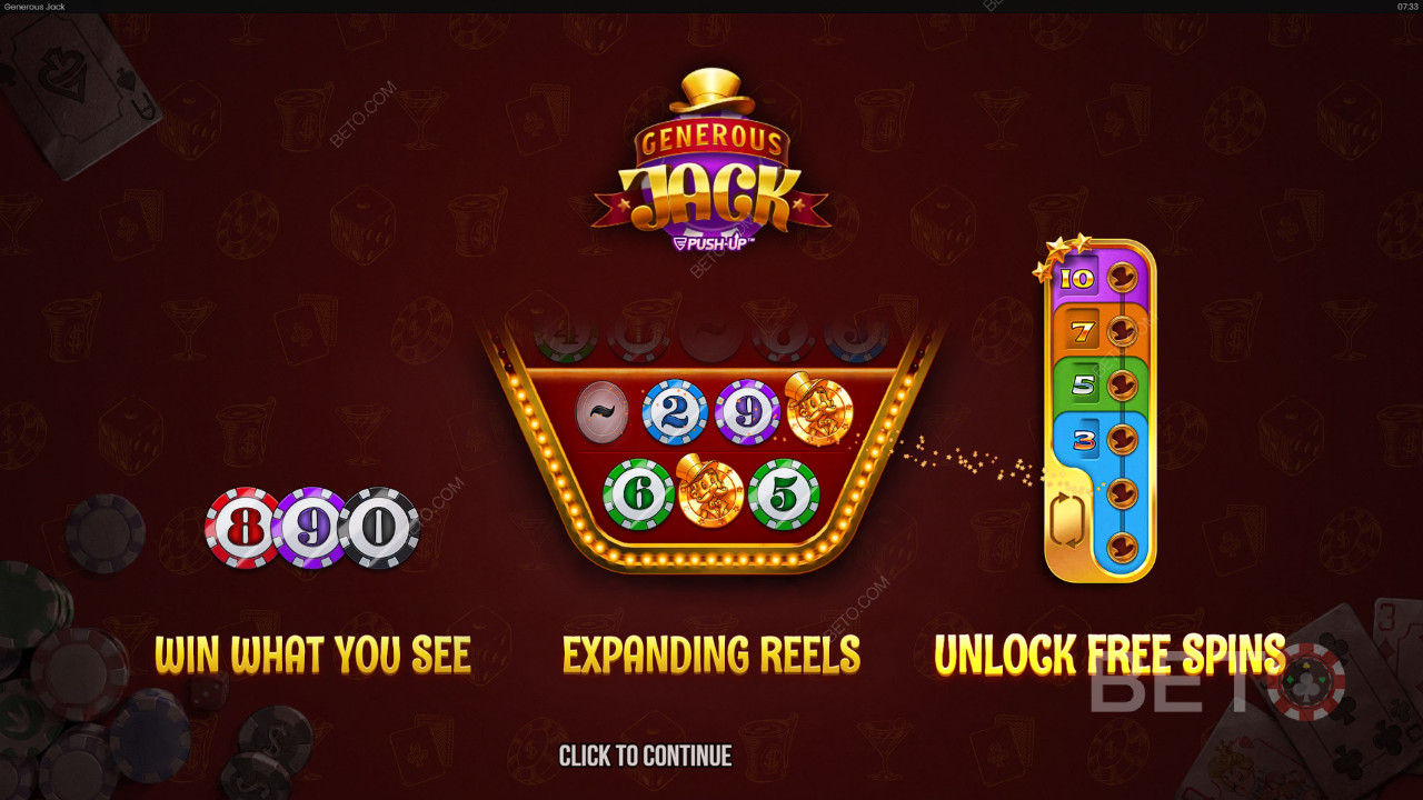 Veľkorysý Jack Recenzia od BETO Slots