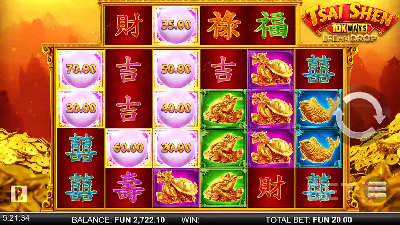 Tsai Shen 10K Ways Dream Drop Hrať Zadarmo