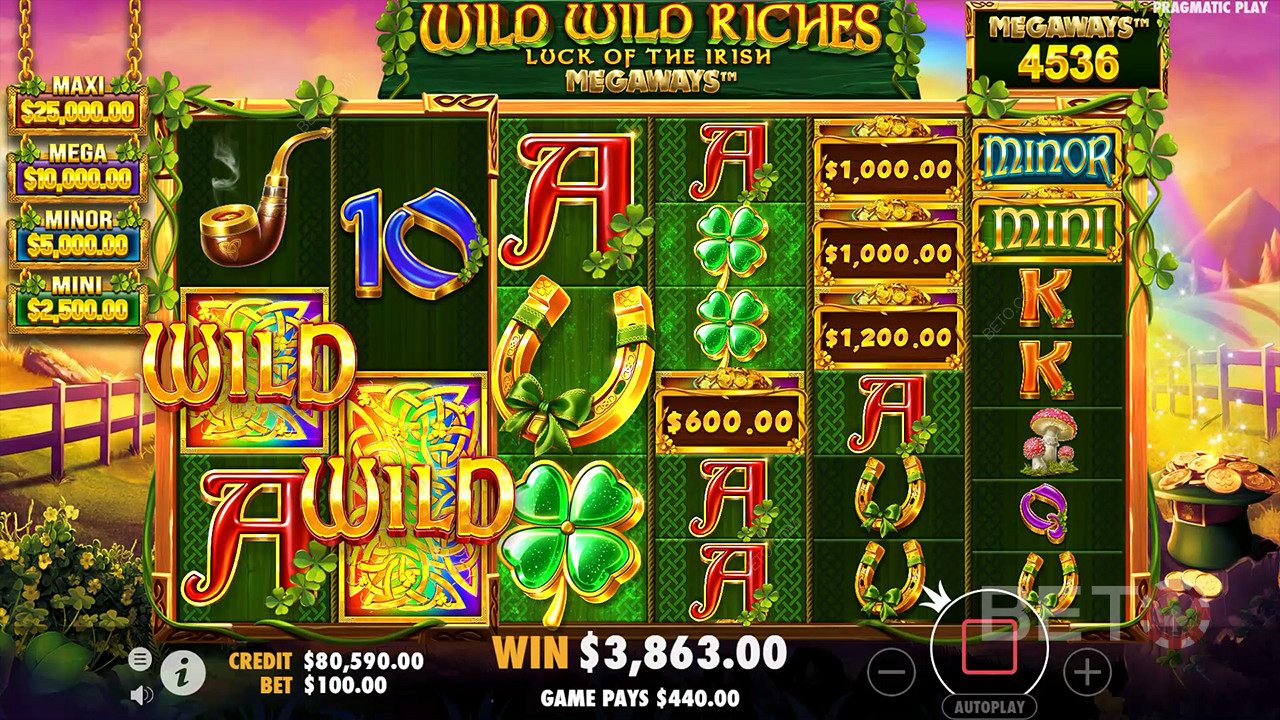 Wild Wild Riches Megaways Recenzia od BETO Slots
