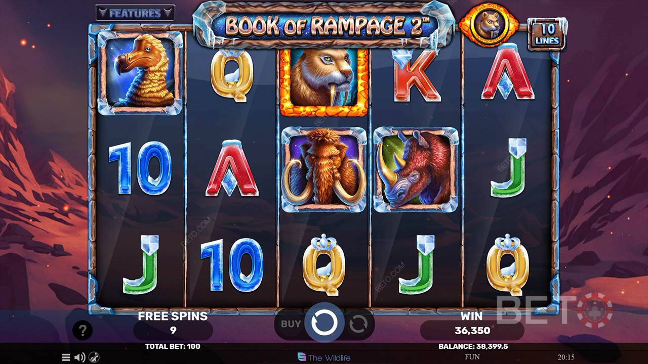 Book of Rampage 2 Recenzia od BETO Slots