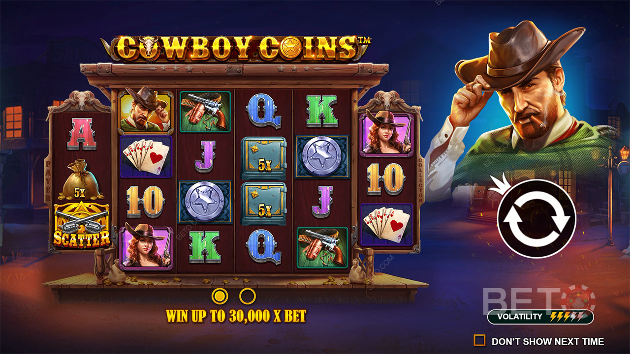 Verdikt pre Cowboy Coins Slot Machine