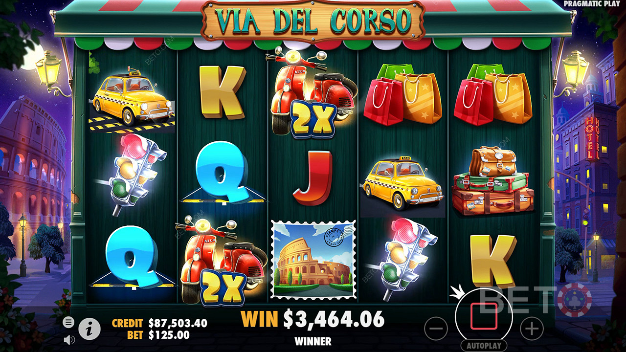 Via Del Corso Recenzia od BETO Slots
