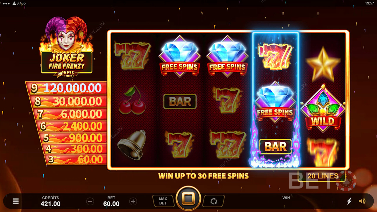 Joker Fire Frenzy Recenzia od BETO Slots