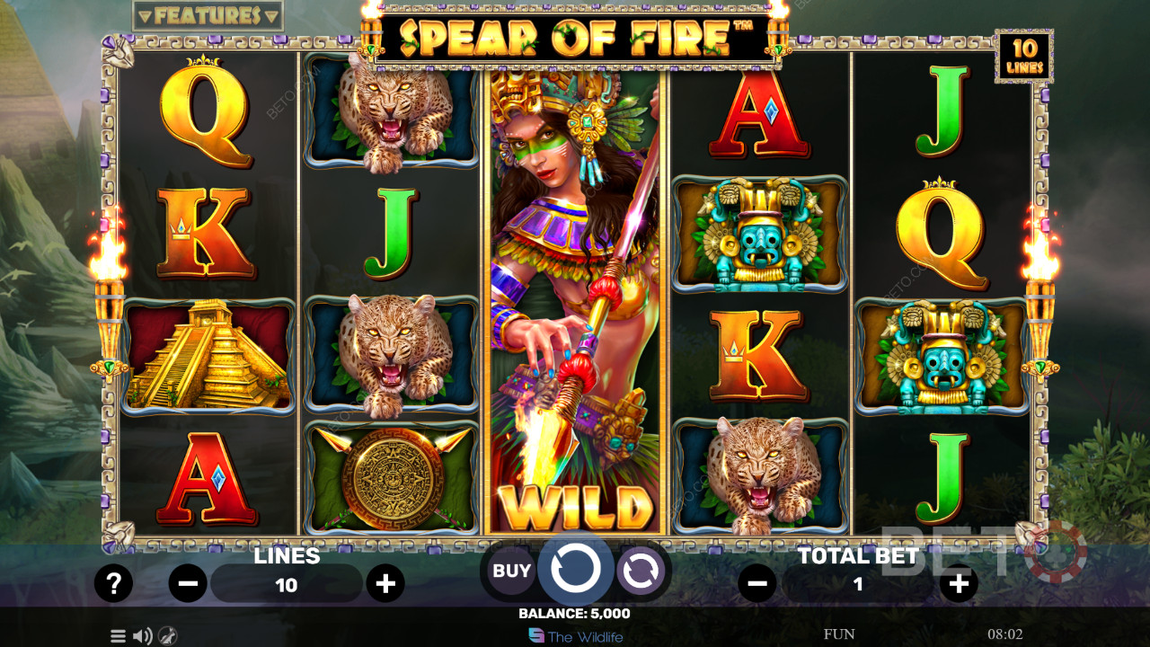 Oheň Spear Recenzia od BETO Slots