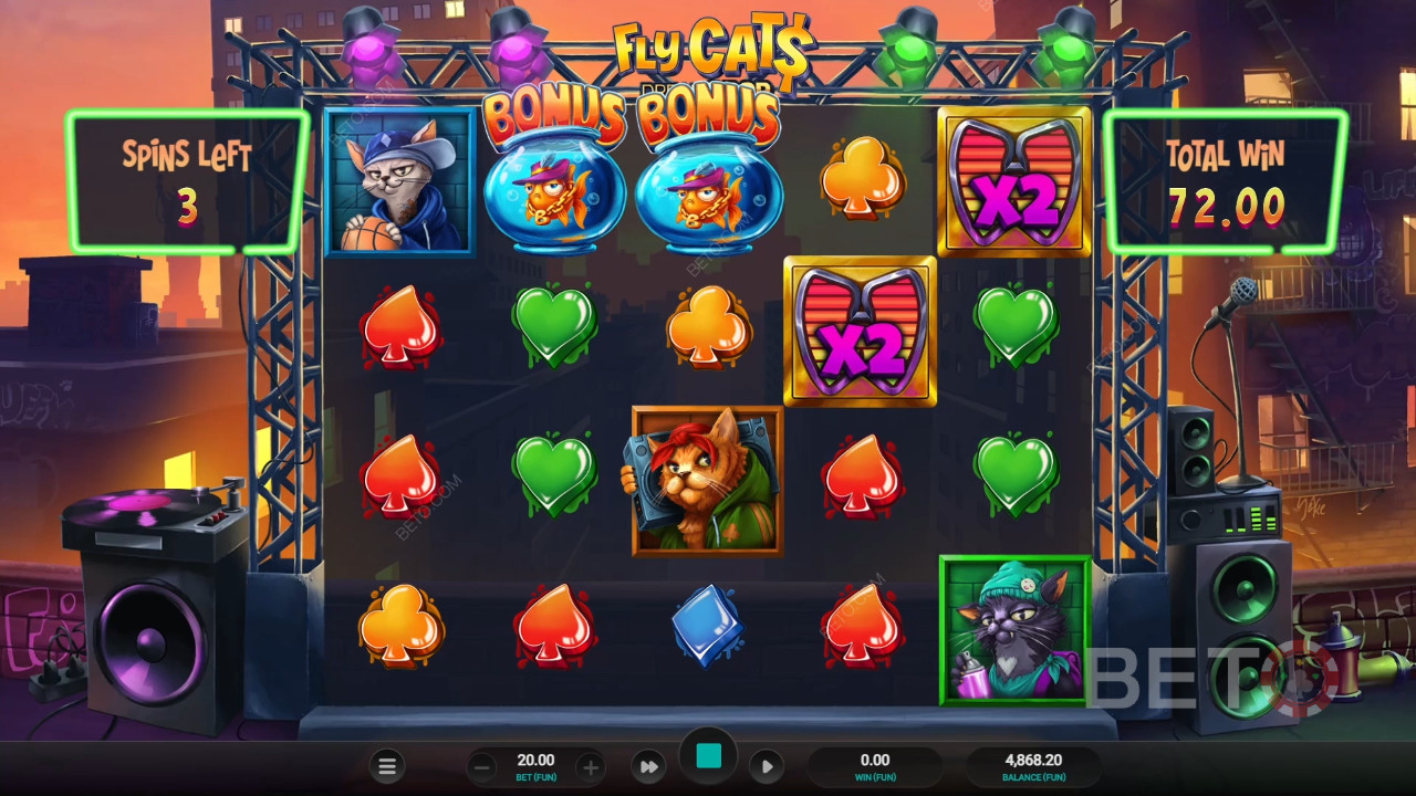 Fly Cats Dream Drop Recenzia od BETO Slots