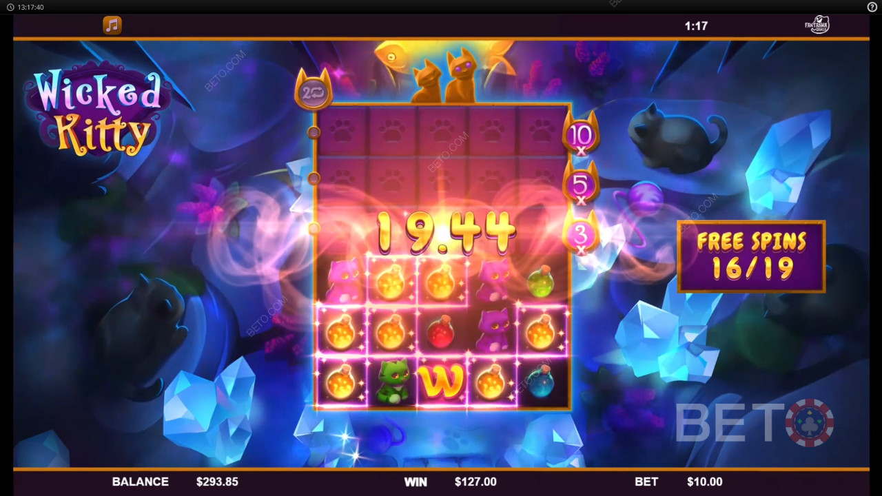 Wicked Kitty Recenzia od BETO Slots