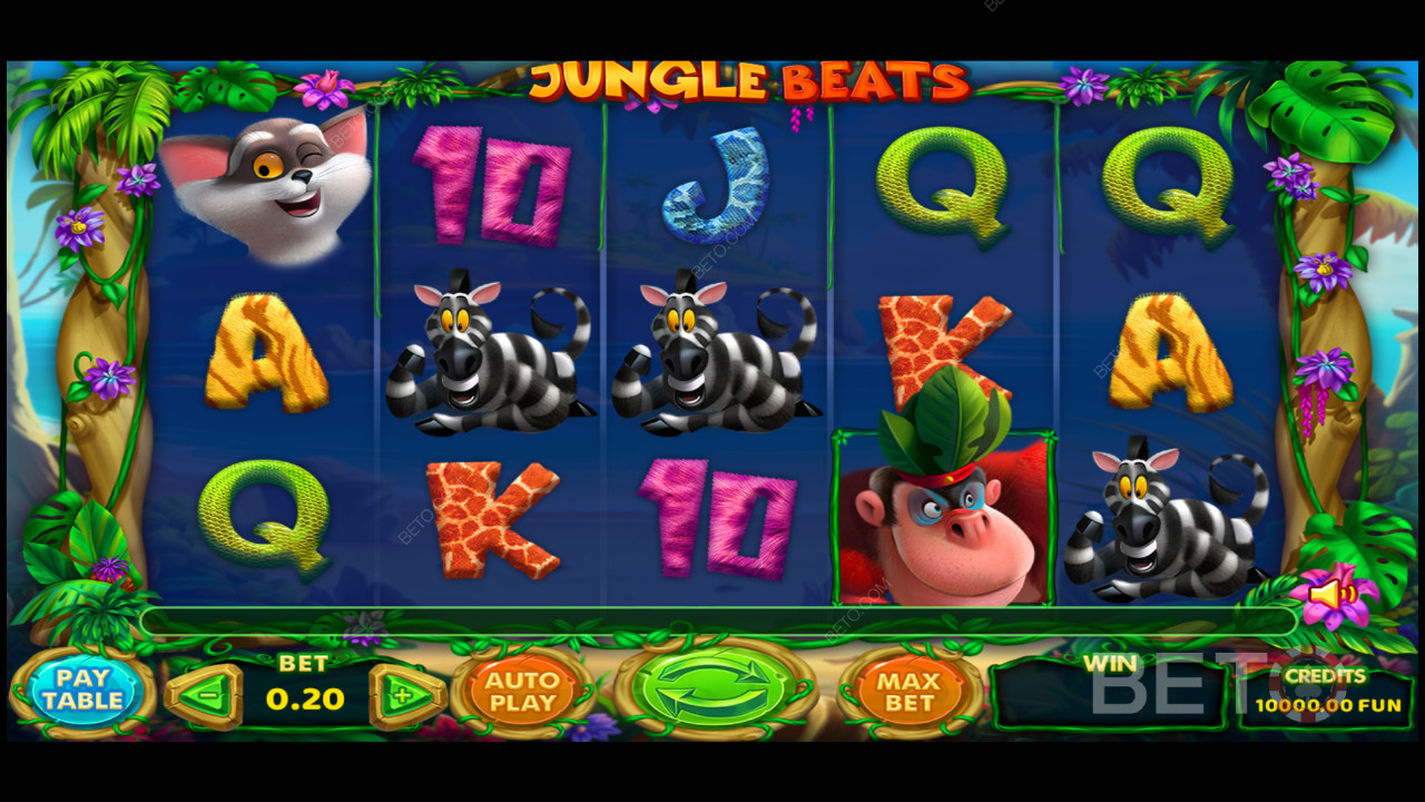 Jungle Beats Recenzia od BETO Slots