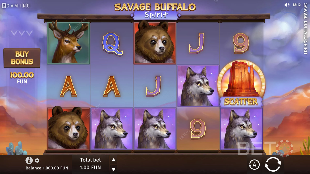 Savage Buffalo Spirit Recenzia od BETO Slots