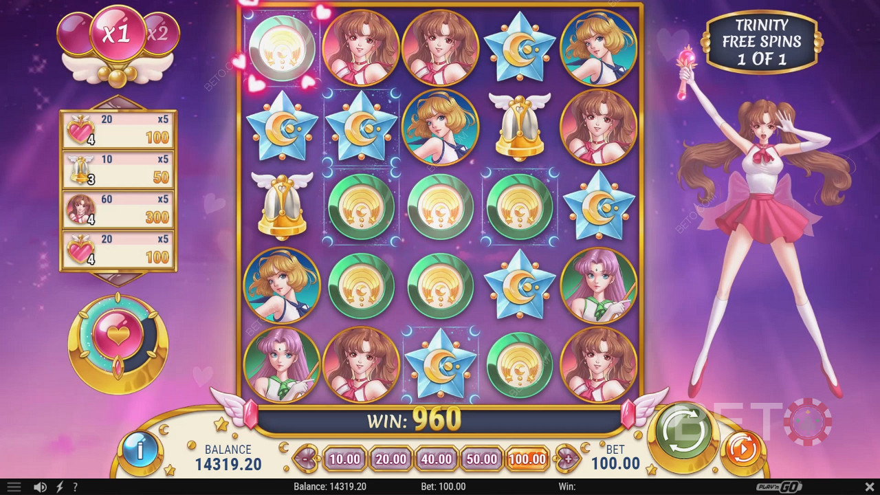 Moon Princess Trinity Recenzia od BETO Slots