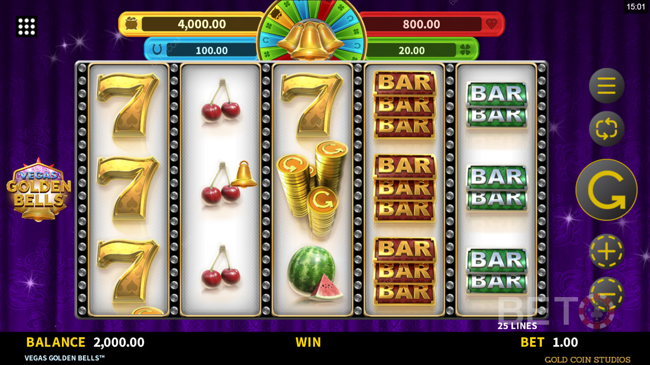Vegas Golden Bells Recenzia od BETO Slots
