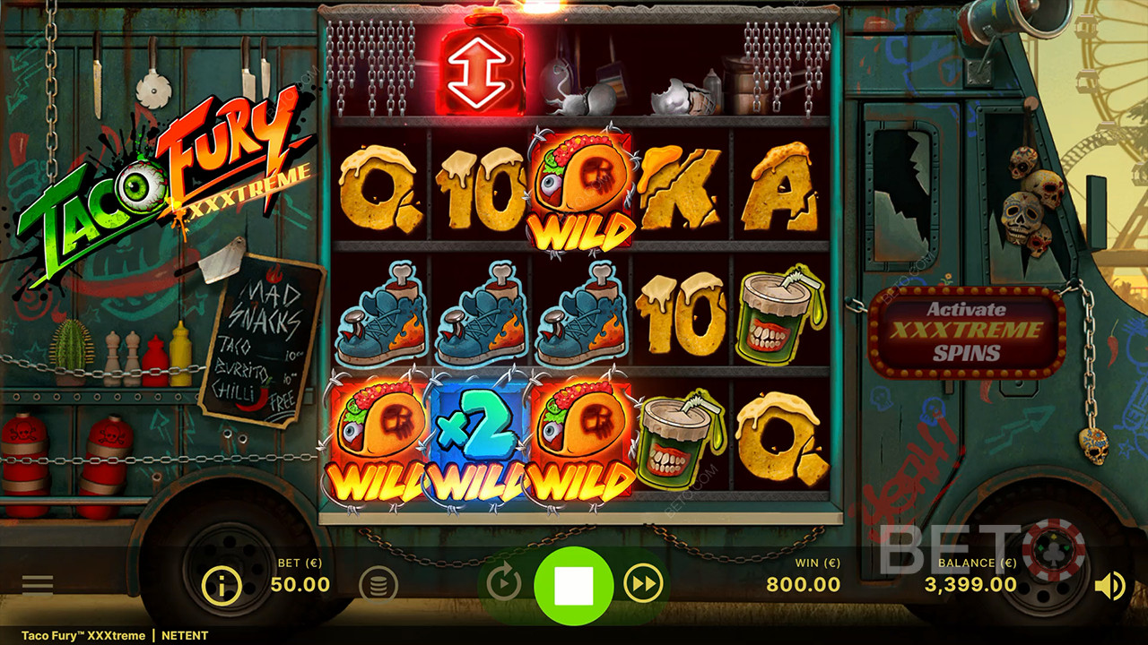 Taco Fury XXXtreme Recenzia od BETO Slots
