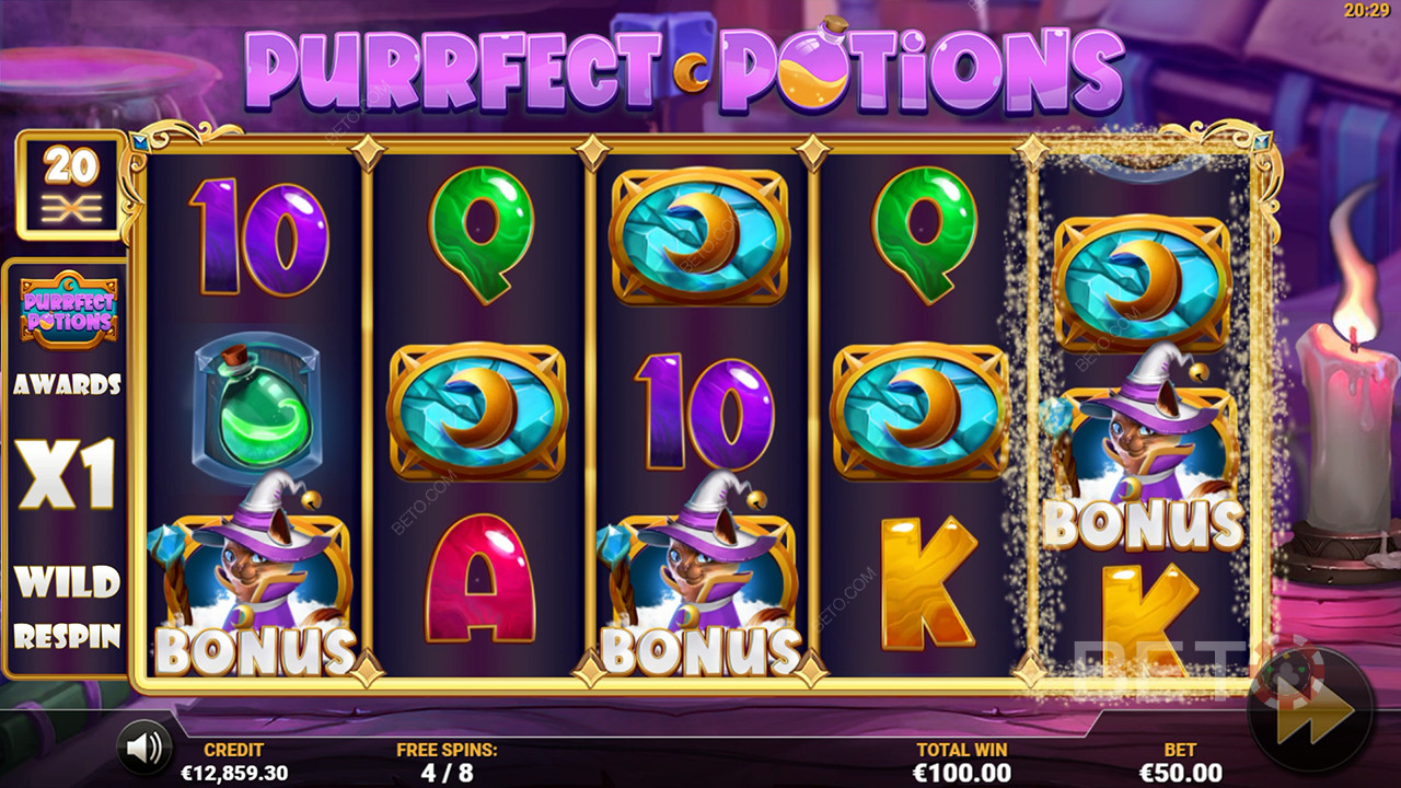 Purrfect Potions Recenzia od BETO Slots
