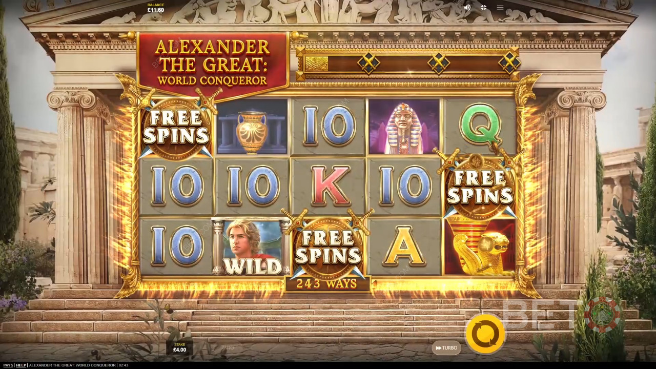 Alexander Veľký Dobyvateľ sveta Recenzia od BETO Slots