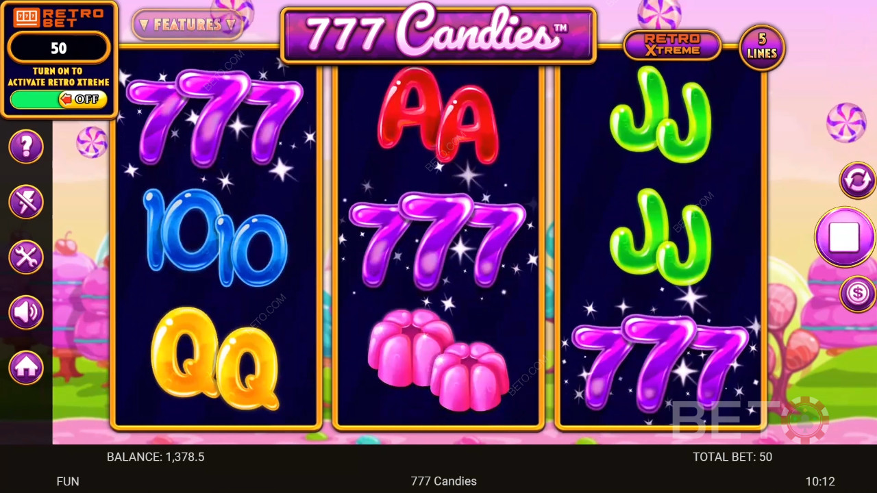 777 Candies Recenzia od BETO Slots