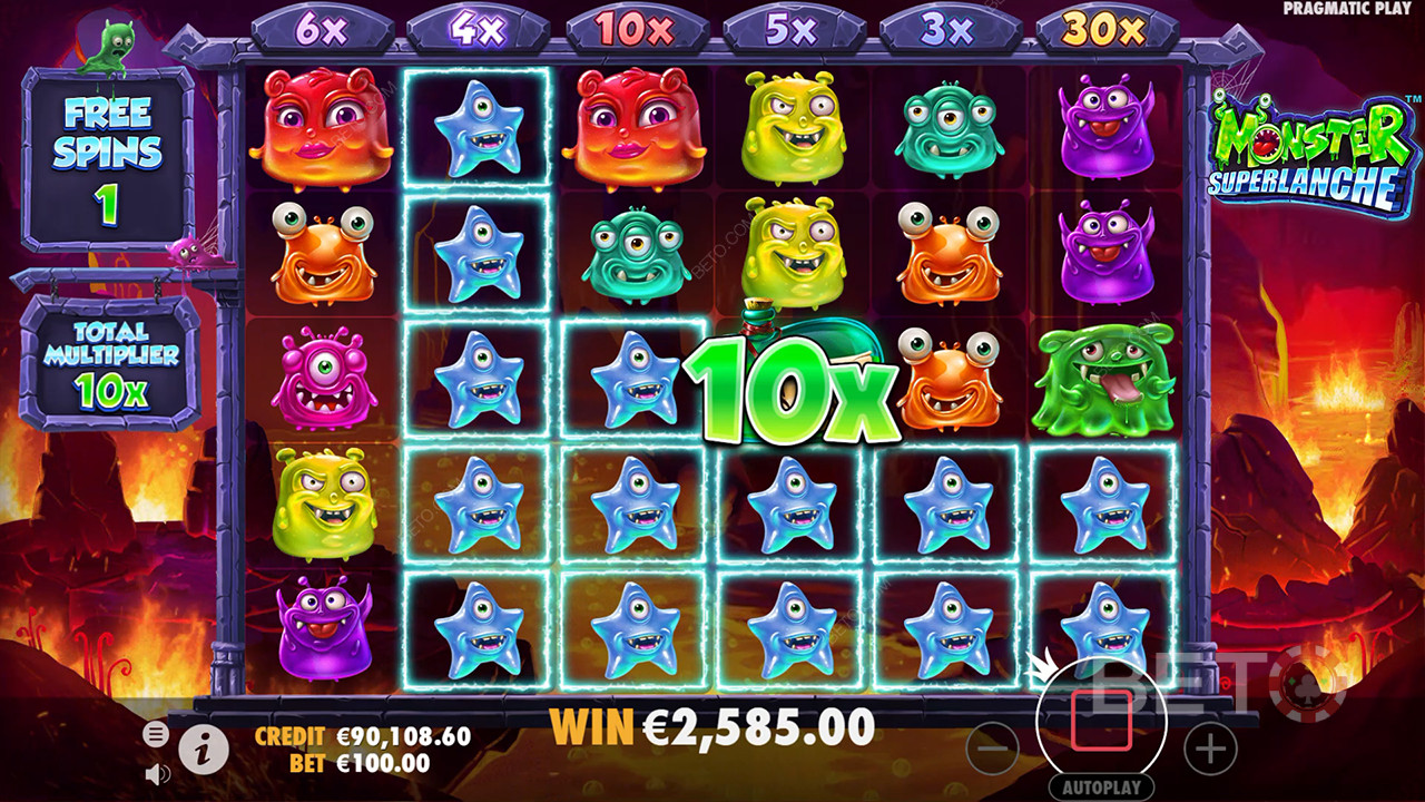 Monster Superlanche Recenzia od BETO Slots