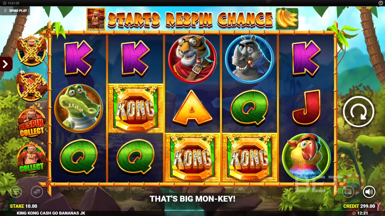 King Kong Cash Go Bananas Recenzia od BETO Slots