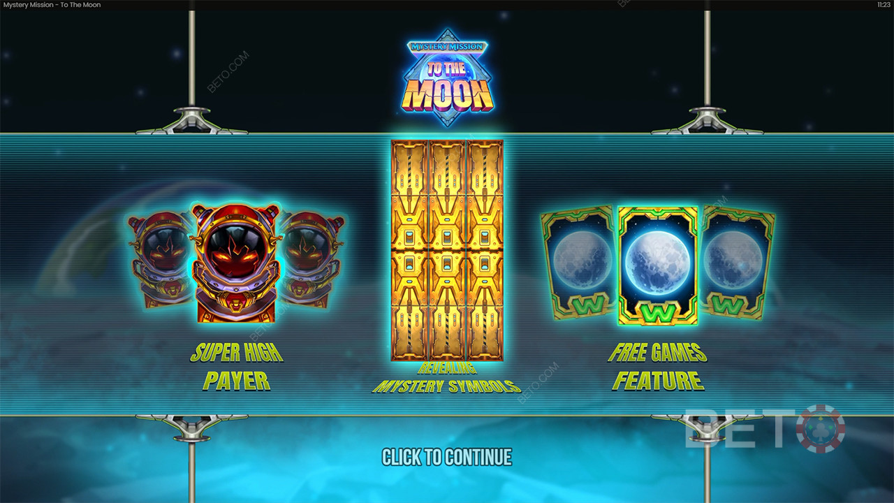 Verdikt pre Mystery Mission to the Moon Video Slot