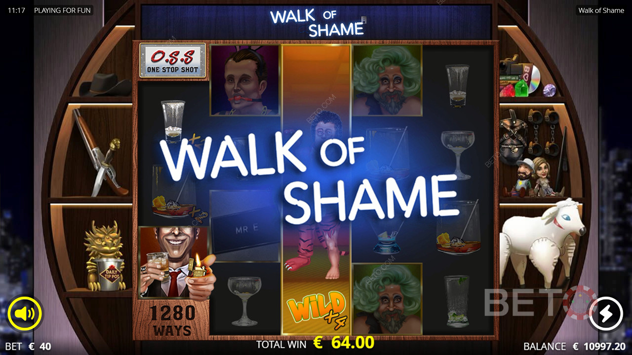 Walk of Shame Recenzia od BETO Slots