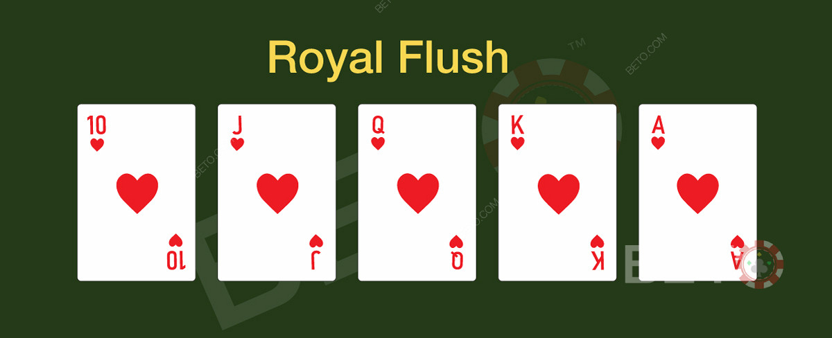 Royal Flush a online poker