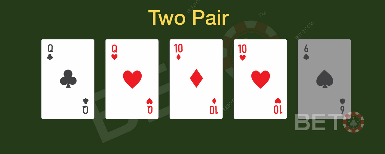 Správne hranie 2 párov v pokeri môže byť ťažké.