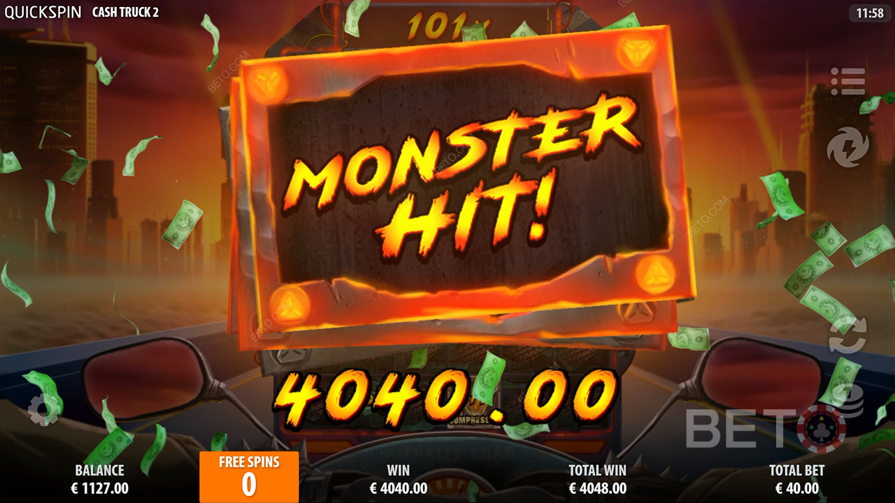 Vyhrajte 35 000x Vašu stávku v Cash Truck 2 Slot Online!