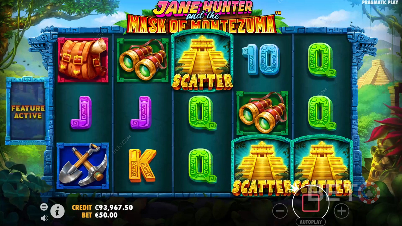 Jane Hunter a maska Montezuma Recenzia od BETO Slots