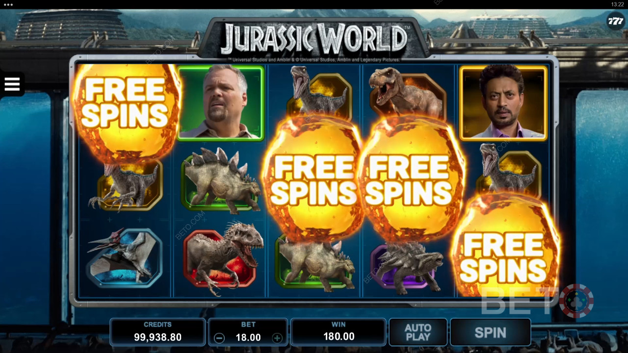 Jurský svet Recenzia od BETO Slots