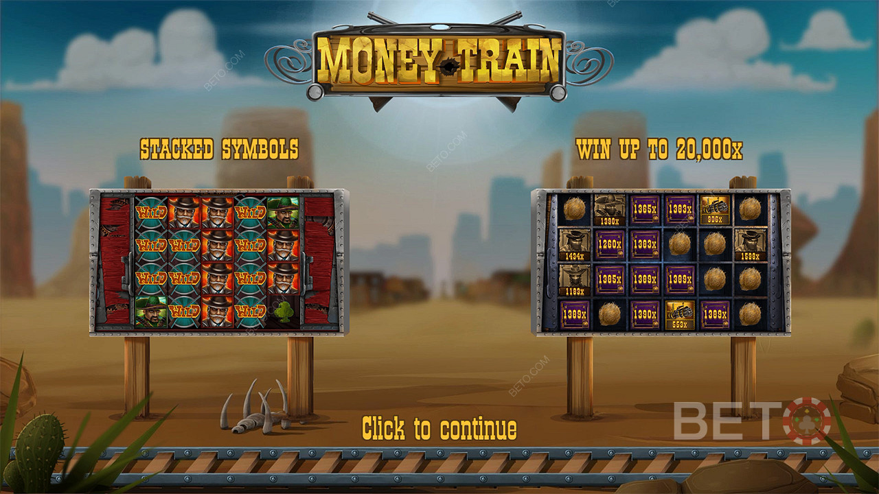 Zabavte sa pri honbe za maximálnou výhrou 20 000x vašej stávky v online automate Money Train