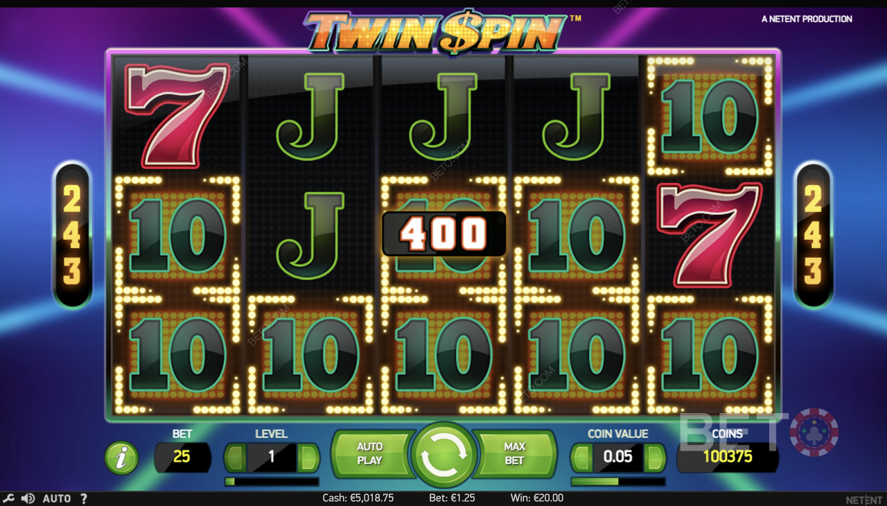 Jackpot v hre Twin Spin
