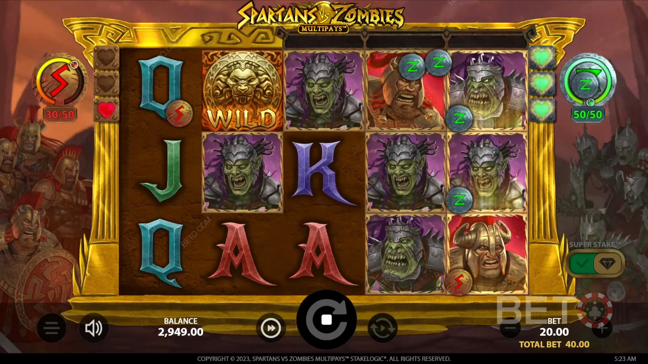 Spartans vs Zombies Recenzia od BETO Slots