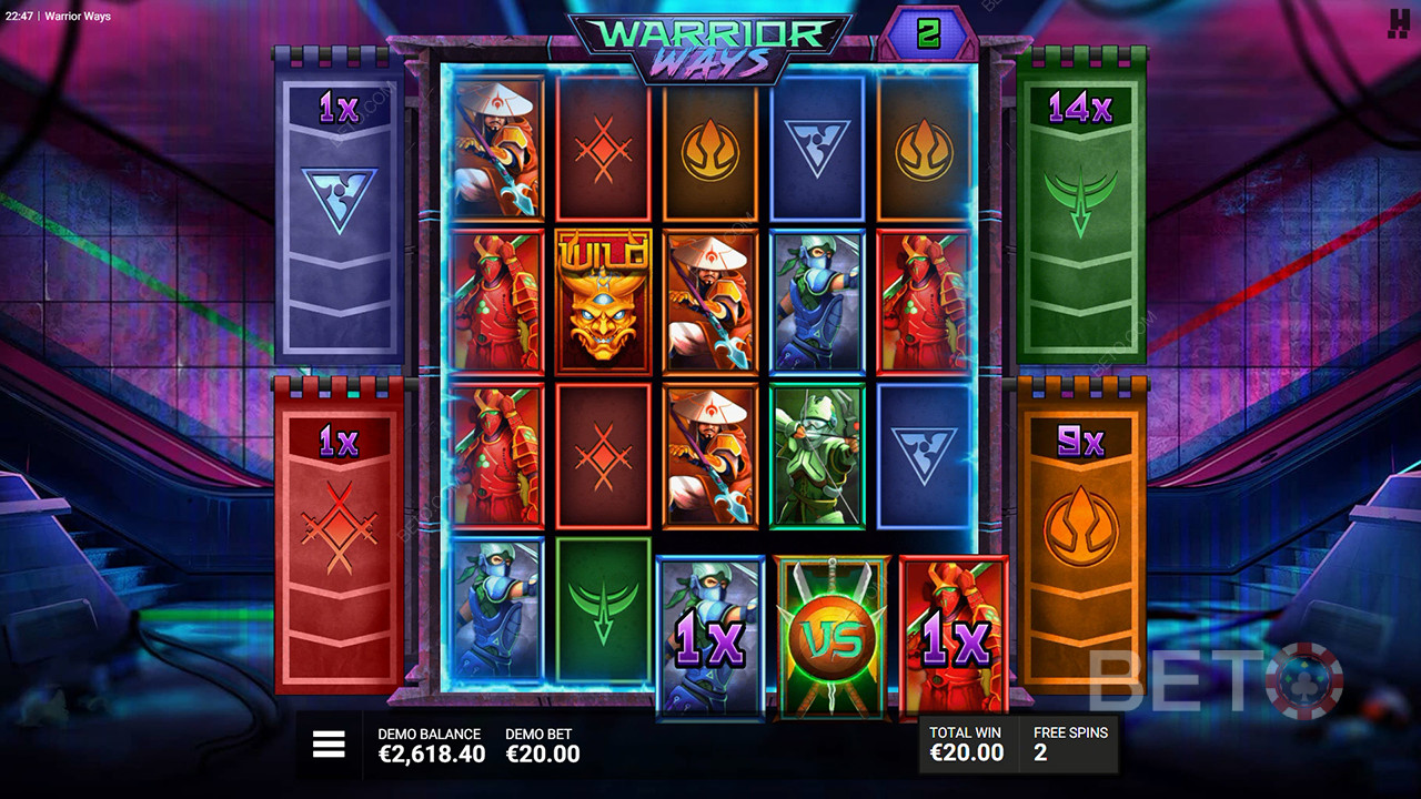 Warrior Ways Recenzia od BETO Slots