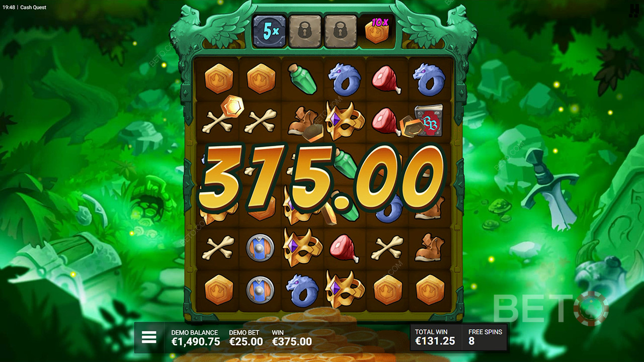 Cash Quest Recenzia od BETO Slots