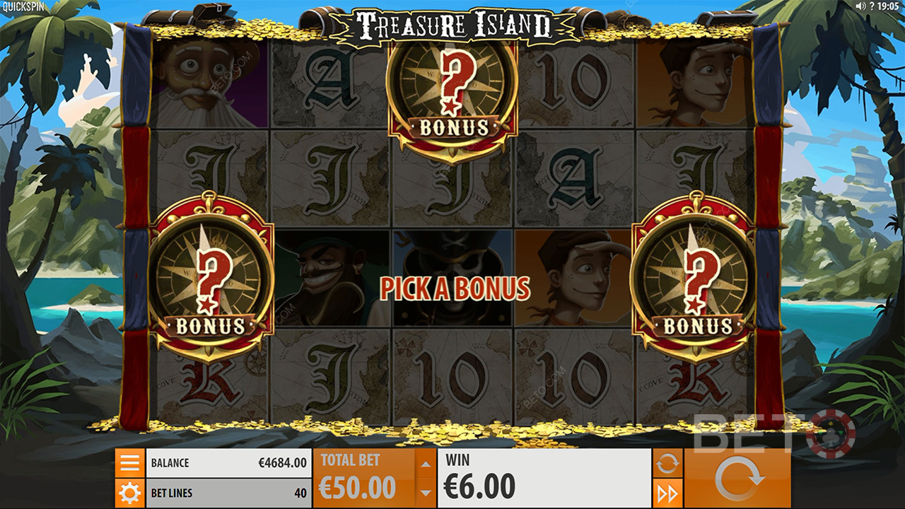 Treasure Island Recenzia od BETO Slots