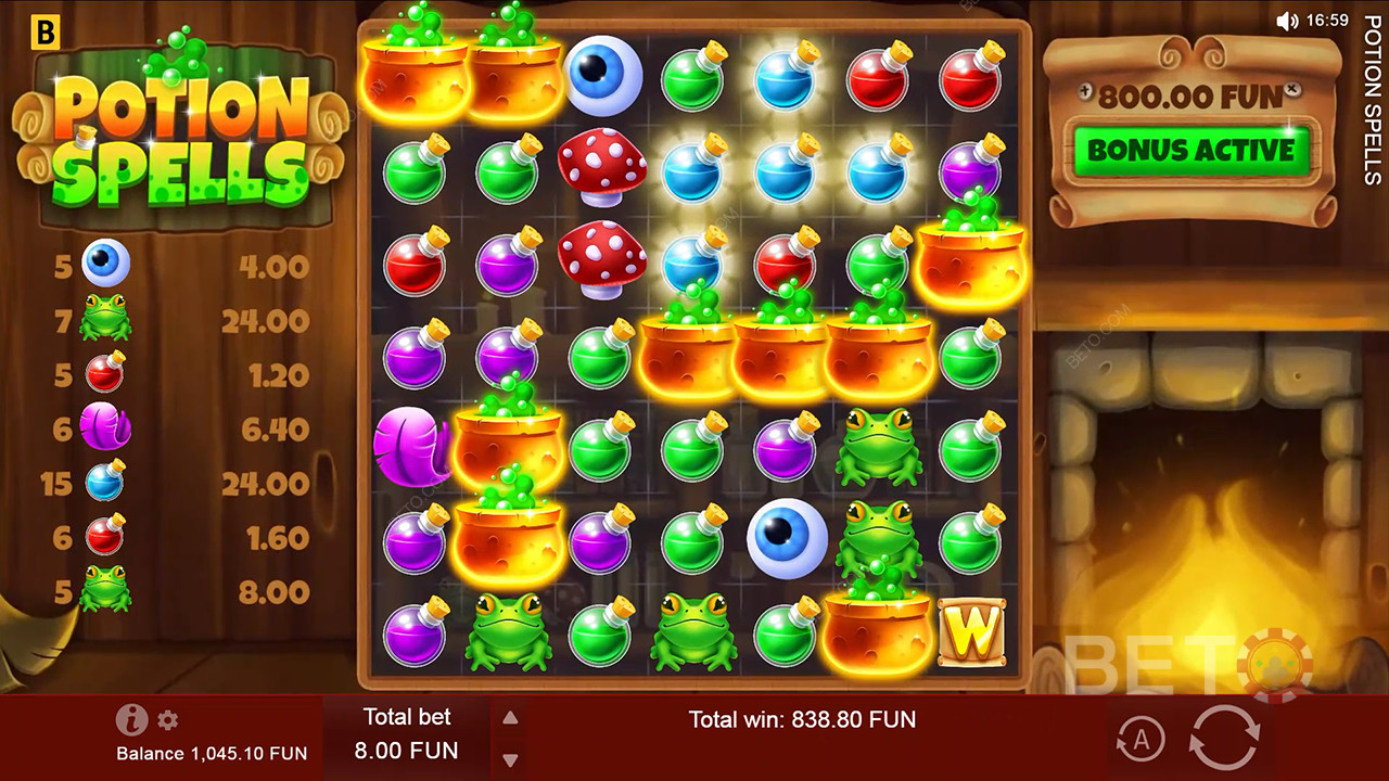 Revízia elixíru kúziel od BETO Slots