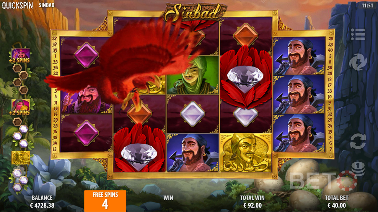 Sindibád Recenzia od BETO Slots