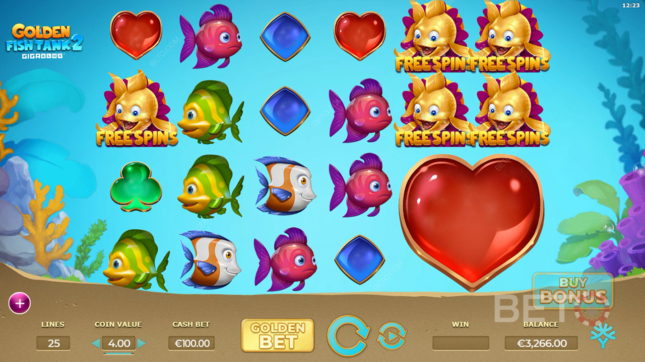 Golden Fish Tank 2 Gigablox Recenzia od BETO Slots