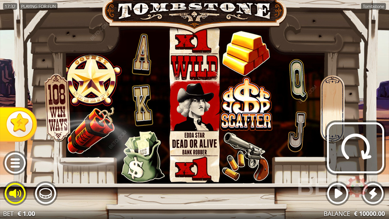 Tombstone Recenzia od BETO Slots
