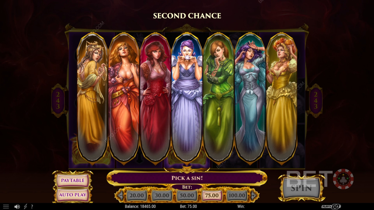 7 Sins Recenzia od BETO Slots