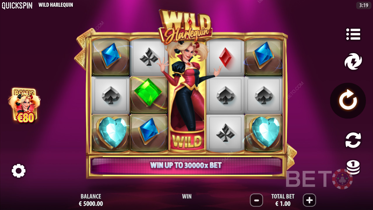 Wild Harlequin Recenzia od BETO Slots