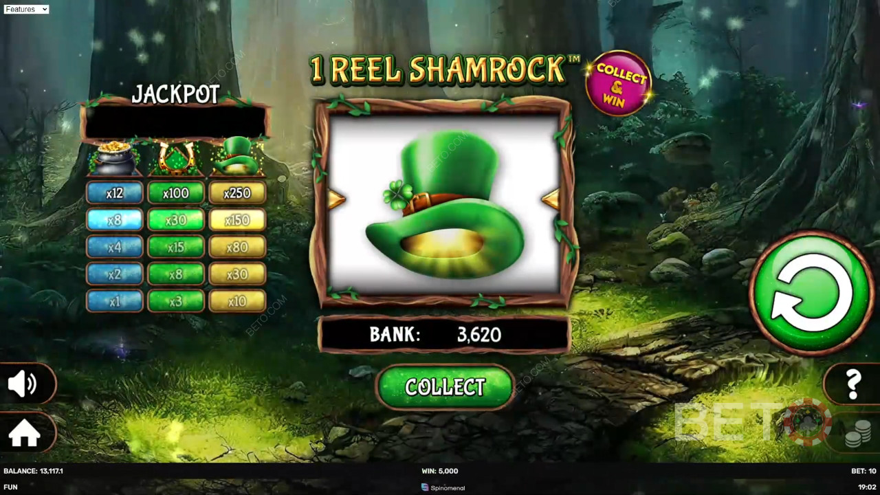 1 Reel Shamrock Recenzia od BETO Slots