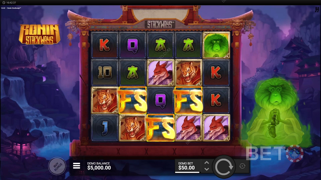 Ronin StackWays Recenzia od BETO Slots