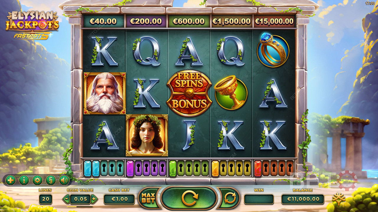 Elysian Jackpots Hrať Zadarmo