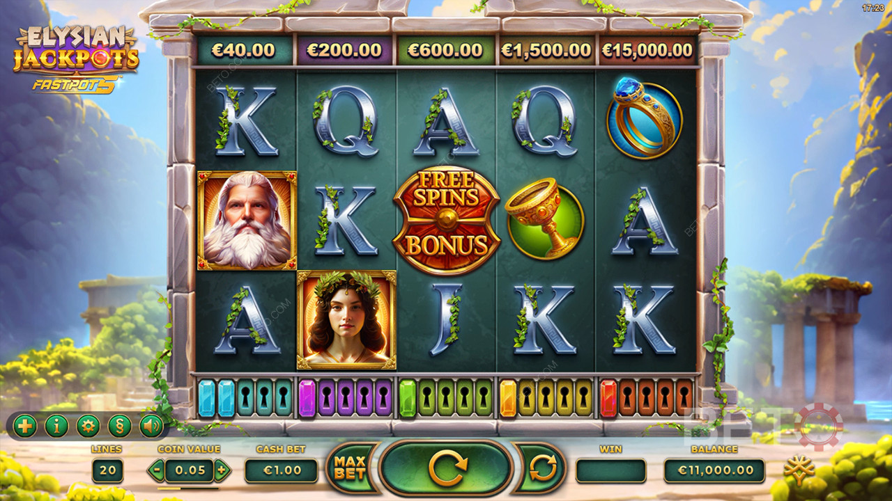 Elysian Jackpots Recenzia od BETO Slots